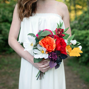 Autumn bridesmaid bouquet