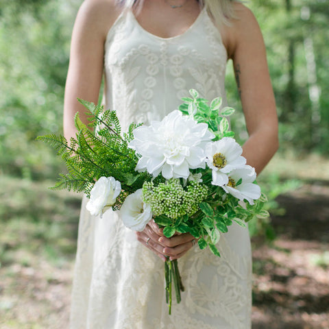 Garden bridesmaid bouquet